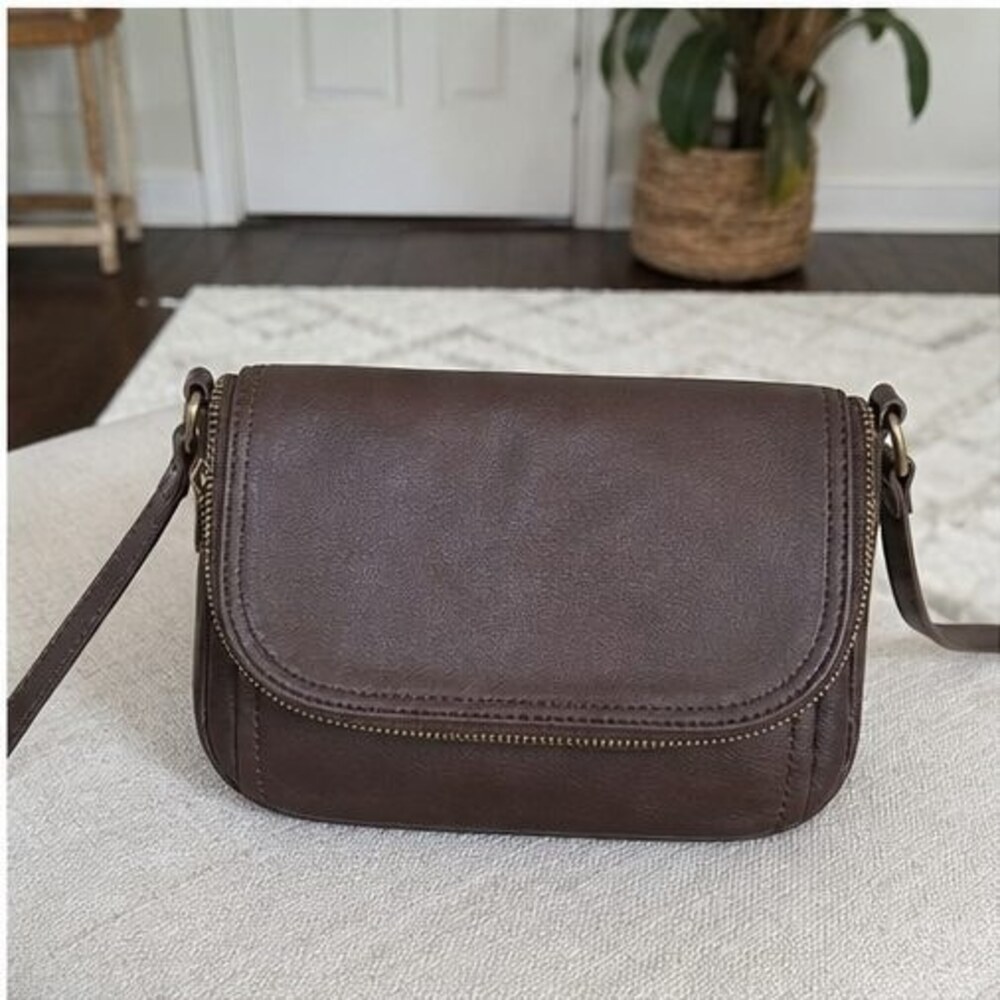 Forest Quilted Crossbody Bag